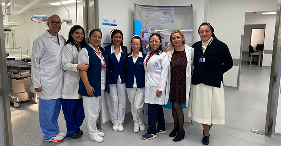 Equipo médico de la Clínica Palermo